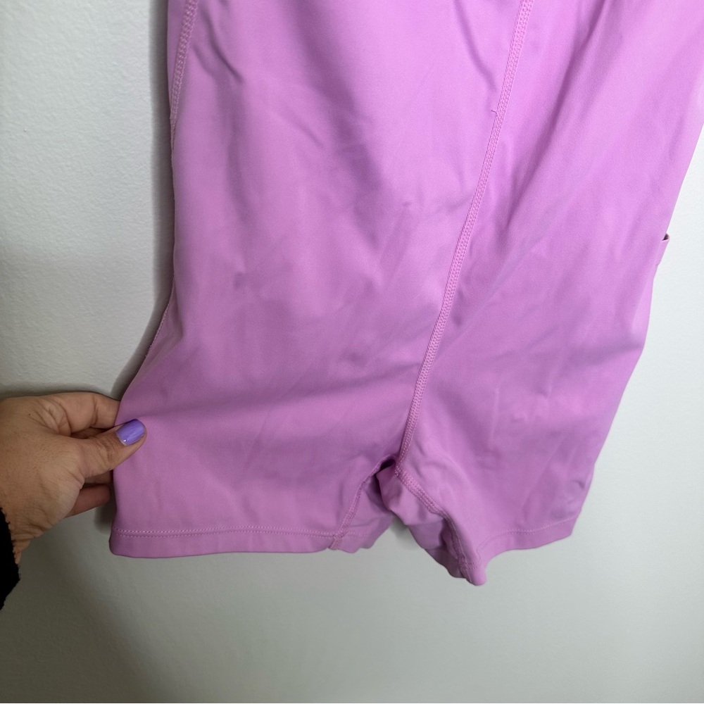 Abercrombie & Fitch One-Shoulder Traveler Activewear Mini Dress in Purple - Picture 6 of 8